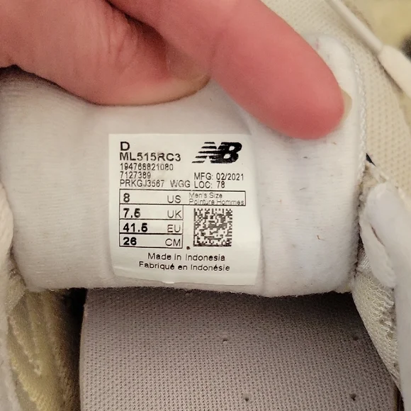 New Balance 515 Classic Sneaker | Size 8 - Picture 7 of 7